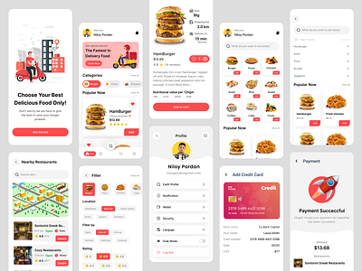 Food Delivery App Concept app app design food food and drink food app food delivery food delivery app mobail mobile app product design restaurant ui ux