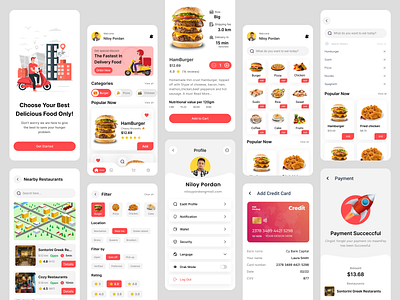 Food Delivery App Concept