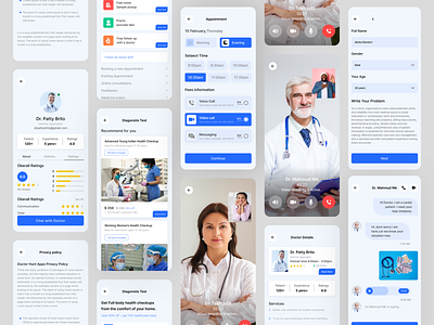 Doctor Consultant Mobile App apps consultant doctor healtcare health medical app medical care mobile mobile apps mobile desig ui design uidesign userinterface ux design uxdesign