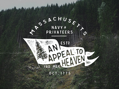 An Appeal to Heaven 23 - 365 america design distressed grunge lettering quote texture type365 typography