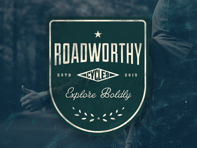 Roadworthy - Concept Brand badge branding explore travel typography vintage