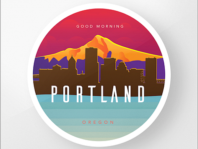 Portland Oregon Badge