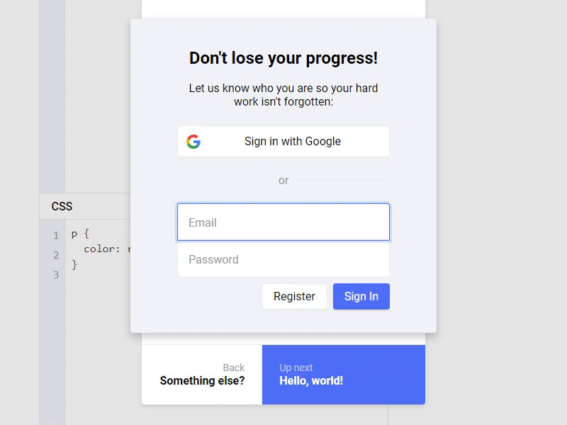 Animated Login Form animated blue button focus google input input label input placeholder label log in login login box placeholder react sign in social sign in