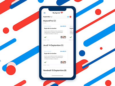 Calendar App calendar cards design events ui ux