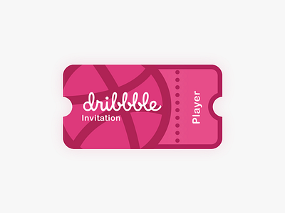 Dribbble Invitations chance debut draft dribbble giveaway hello invitation invite player thanks