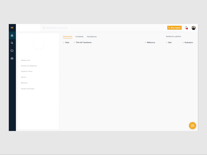 CRM concept animation app application chart clean crm dashboard design interface ui user ux web