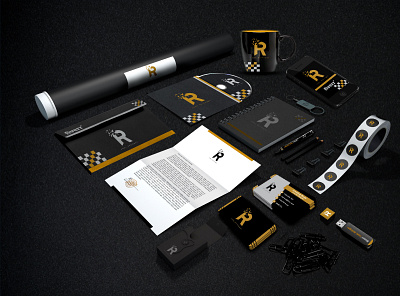 Letterhead and branding stationery design branding design graphic design illustration logo vector