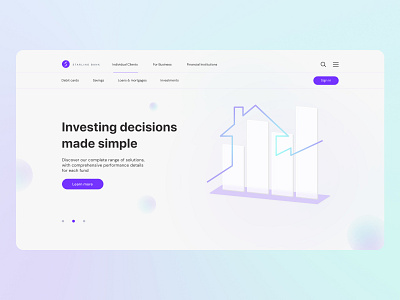 Online Bank Landing Page