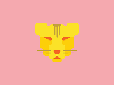 Lioness ark character design female figure grid illustration lion lioness noah vector