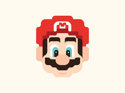 Mario ahmedmounir art character game grid illustration illustrator mario nintendo super vector visual