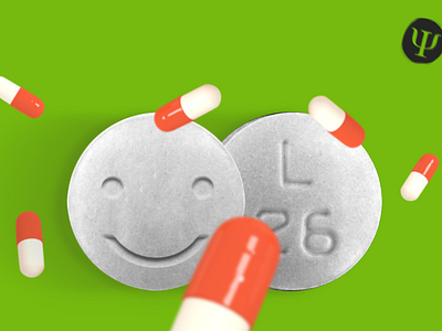 Drugs depression drugs editorial green happy pills psychology social