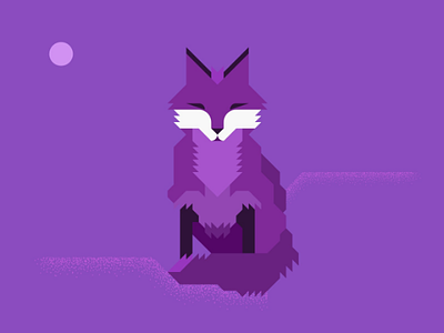 Fox 5 animals fox foxes grid illustration illustrator minimal vector
