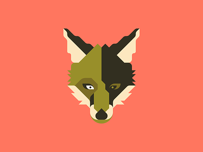fox7 animal face fox foxes illustration minimal vector