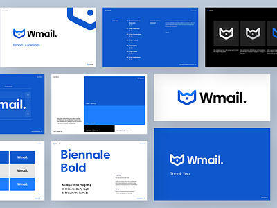 Wmail. - Document Delivery Service Logo & Branding