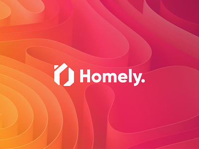 Homely. - Real Estate Branding Logo brand branding colorful colorfull design graphic design icon identity logo logogram logos logotype monogram profesionallogo property realestate ui uiux vect vector