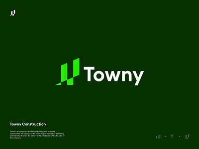 Towny - Real Estate & Construction Logo Design