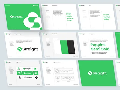 Straight - Healthy Care Logo Branding brand guidelines branding colorful design doctor healthy healthy company healthy logo healthybrand healthybranding healthycare healthycare logo hospital icon identity logo logo healthy logomark mobileapps professional