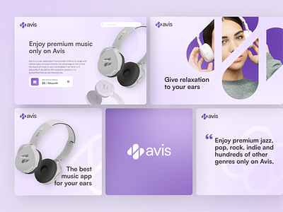 Avis - Music App Branding