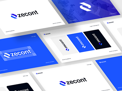 Zecont - Brand Guideline amazing brand guidelines branding design game branding good designers graphic elements identity illustration inspirational designs logo logo awesome logo guideline logo z logomark minimalist popular technology company technology logo top