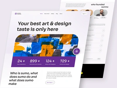 Sunmo - Creative Studio Website amazing branding design designers good graphic designers graphic elements home page identity inspirational designs landing page logo logo design nine popular top ui ux web de website