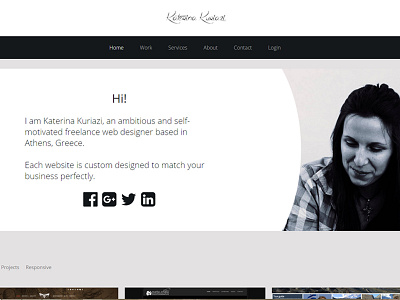 Katerina Kuriazi - Web Design logo design portfolio responsive design web design website