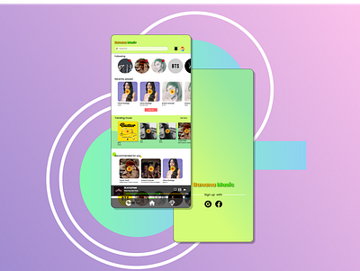 Music App Explorations app branding design illustration logo mobileapps music musicapps ui ux