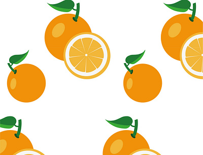 Motif Oranges illustration vector