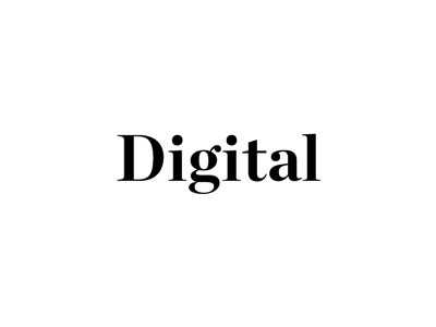 Digital Focus animated black blur digital fade in focus simple typography white