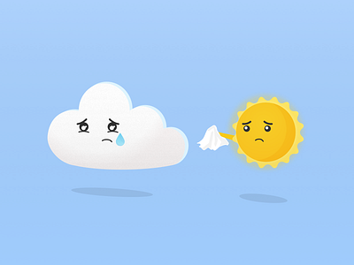 Weather For Two clouds illustration sun weather
