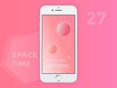 Space Time 27 gradients planets space ui