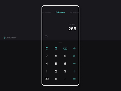 Daily UI - Calculator - 004 dailyui design