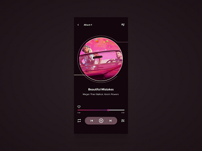 Daily UI - Music Player - 009 dailyui design