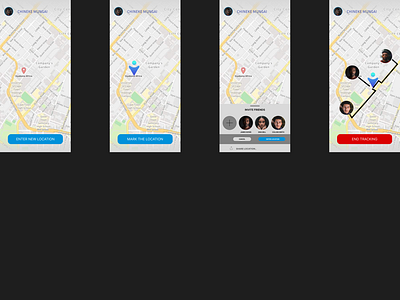 Friends tracking App