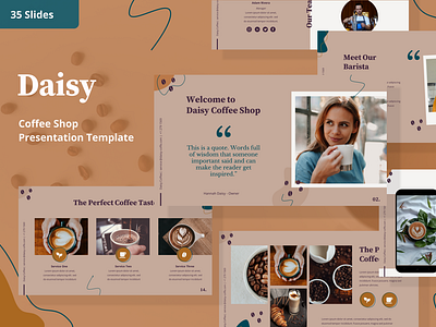 Daisy Coffee Shop Presentation Template