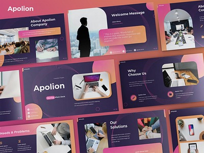 Presentation Template brand branding business design graphic graphic design layout pitchdeck presetation startup template ty typography ui ux