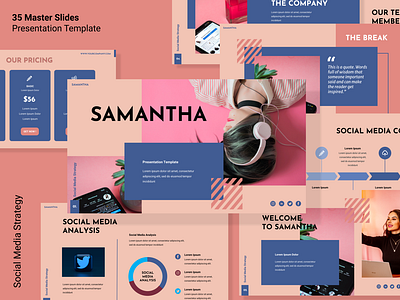 Social Media Strategy Presentation Template