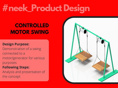 neek_Controlled Swing 3d branding design product design