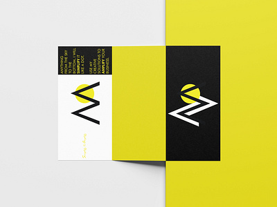 Brochure - open black branding brochure brochure design cover design graphic graphic design illustration logo manavi ui visual white yellow
