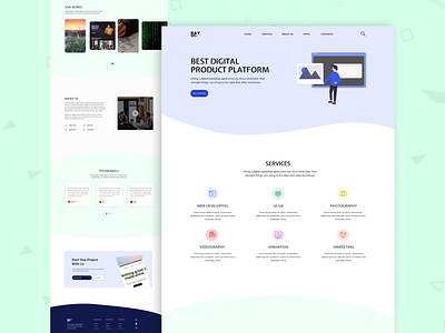 Web Template for Digital Agency