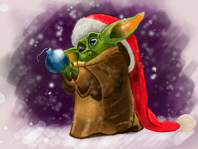 Baby Yoda Digital Illustration