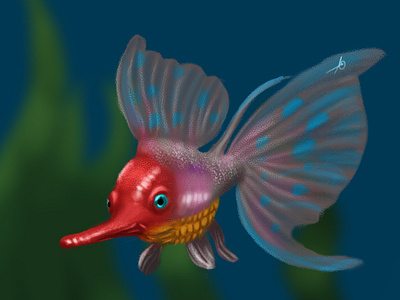 Fish digital art animation art design digitralpaintaing game drawing ill illustration photoshop