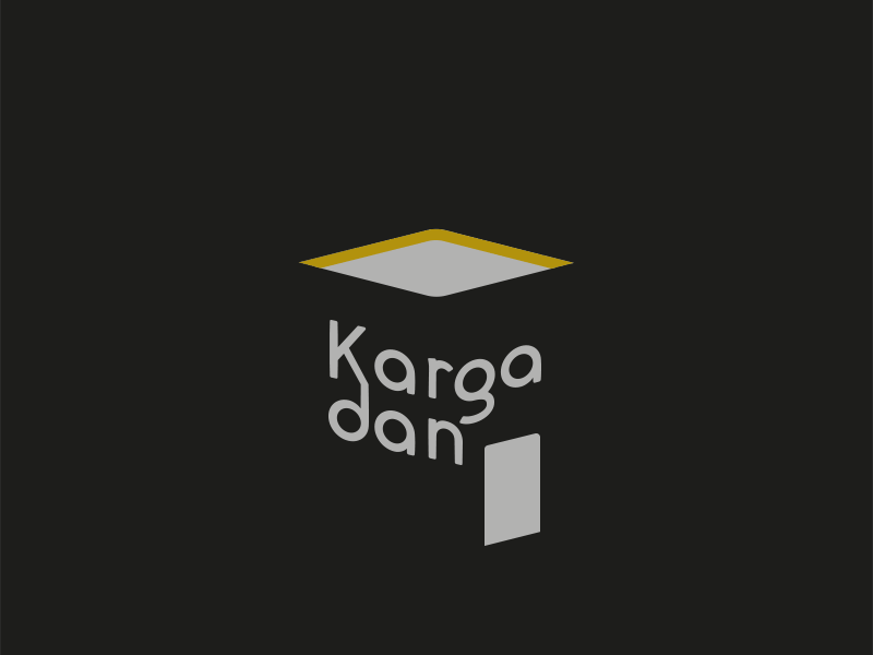 Kargadan Cafe Logo cafe logo hostel logo rihno