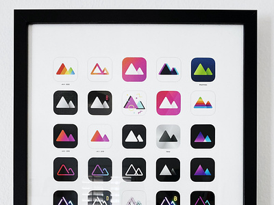 Celebrating 5 years of Darkroom app darkroom frame icons poster