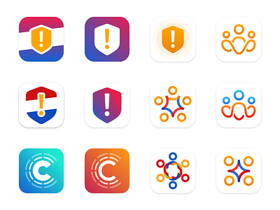CoronaMelder App Icon Variants app icons corona coronavirus covid19 icons iconset