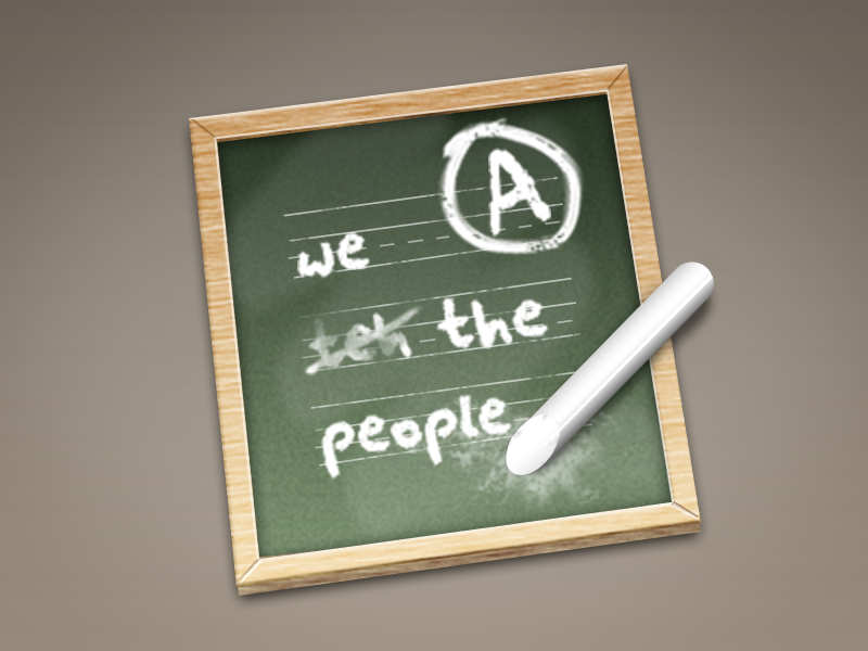 Amendment Icon mac spell check 2006 icon chalk board wood amendment spelling