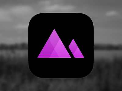 Darkroom 2 App Icon app bergen darkroom edit icon mountain photo