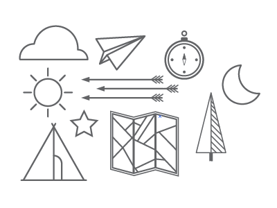 Icon work monoline illustration vector icon design icon
