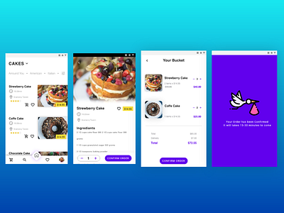 Food App app concept food restaurant