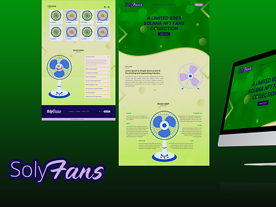 NFT SolyFans Landing Page