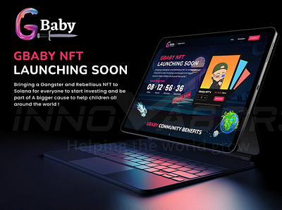 Gbaby NFT Website Landing Page design graphic design landing page logo u ui